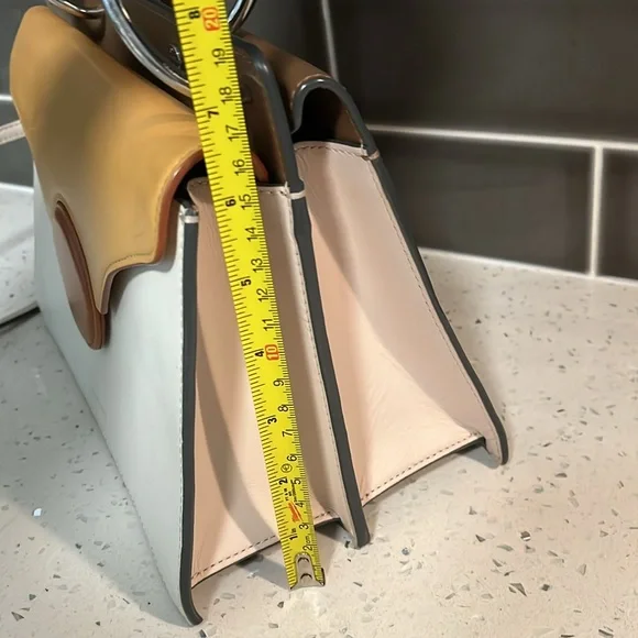 Danse Lente Phoebe Bag Purse Tan & Beige Leather - EUC! - Picture 11 of 13